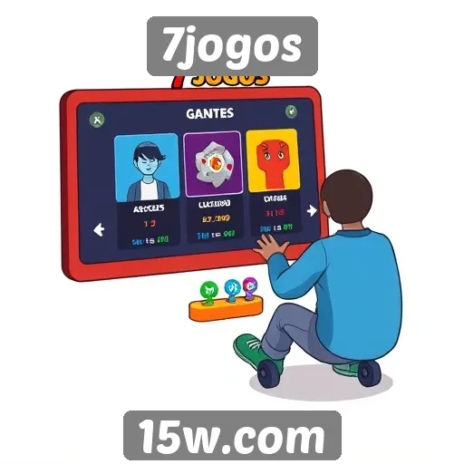 Interface do 7jogos é amigável e acessível